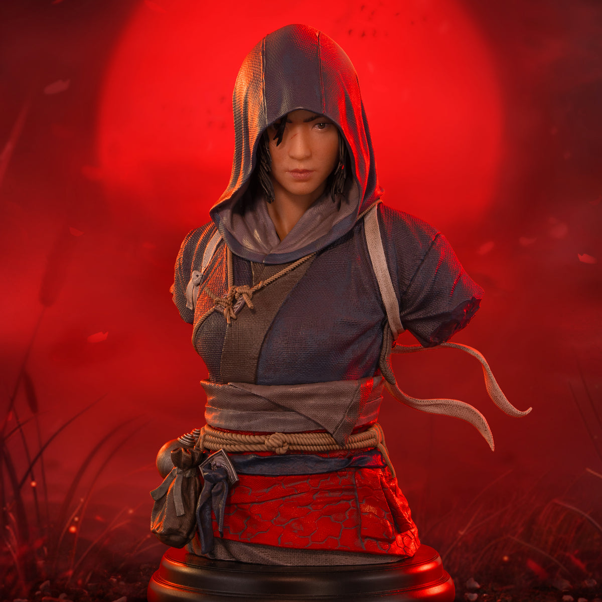 Assassin's Creed Shadows Naoe Bust·Fichier STL Gratuit pour Impression 3D·Cult Assassin's Creed Shadows Naoe Bust·Fichier STL Gratuit pour Impression 3D·Cult
