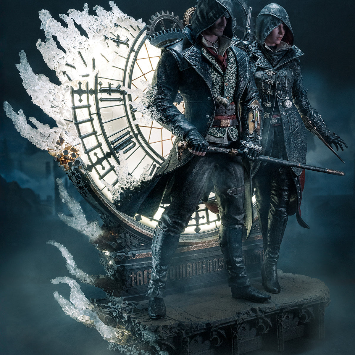 Assassin s Creed Animus Jacob Evie 1 4 Scale Statue Exclusive Editi assassin-s-creed-animus-jacob-evie-1-4-scale-statue-exclusive-editi