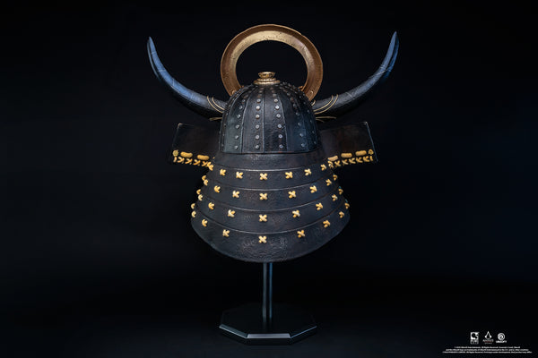 assassin's creed motorcycle helmet Assassin's Creed Shadows Yasuke Helmet 1/1 Scale Replica – PureArts