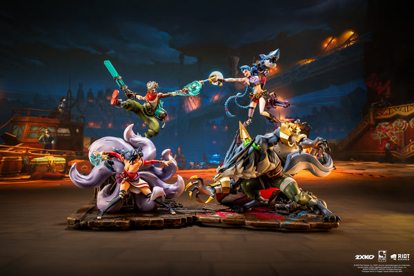 2XKO Ahri & Ekko 1/10 Scale Statue