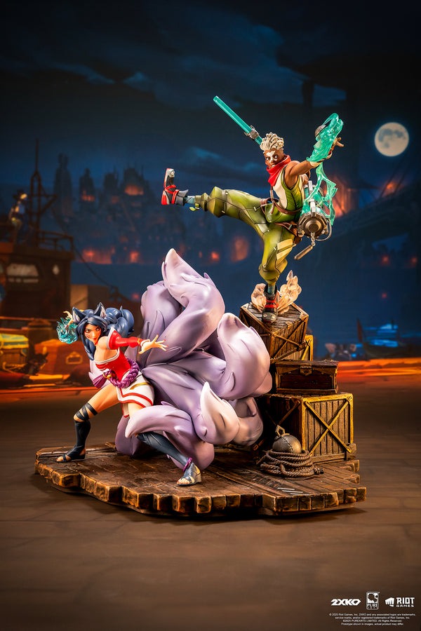 2XKO Ahri & Ekko 1/10 Scale Statue