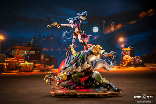 2XKO Jinx & Warwick 1/10 Scale Statue