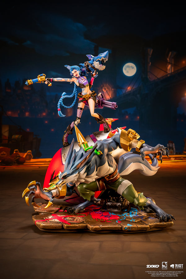 2XKO Jinx & Warwick 1/10 Scale Statue