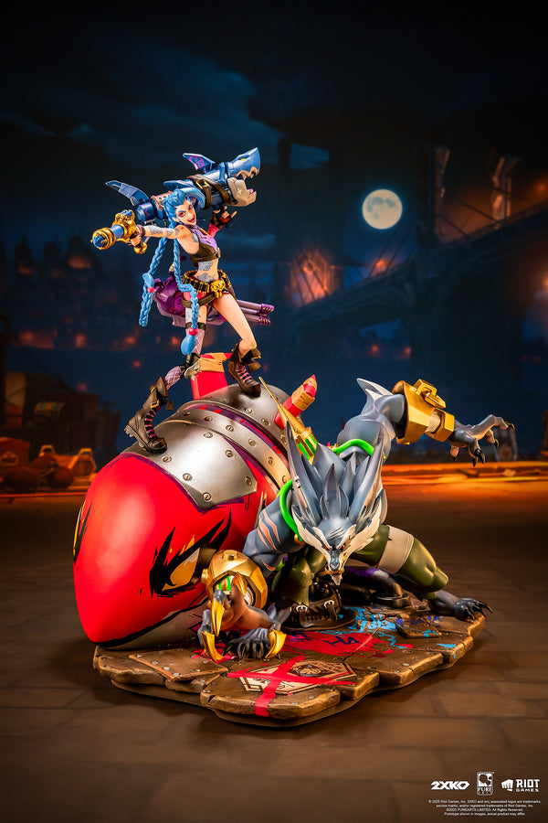 2XKO Jinx & Warwick 1/10 Scale Statue