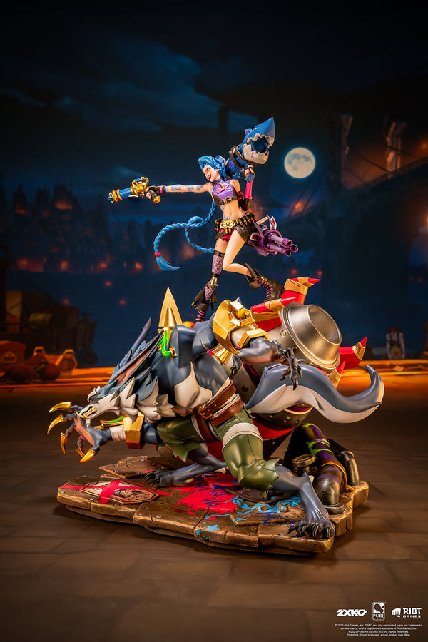 2XKO Jinx & Warwick 1/10 Scale Statue