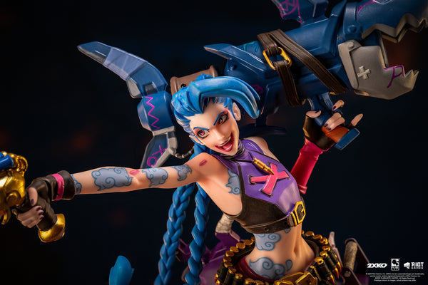 2XKO Jinx & Warwick 1/10 Scale Statue