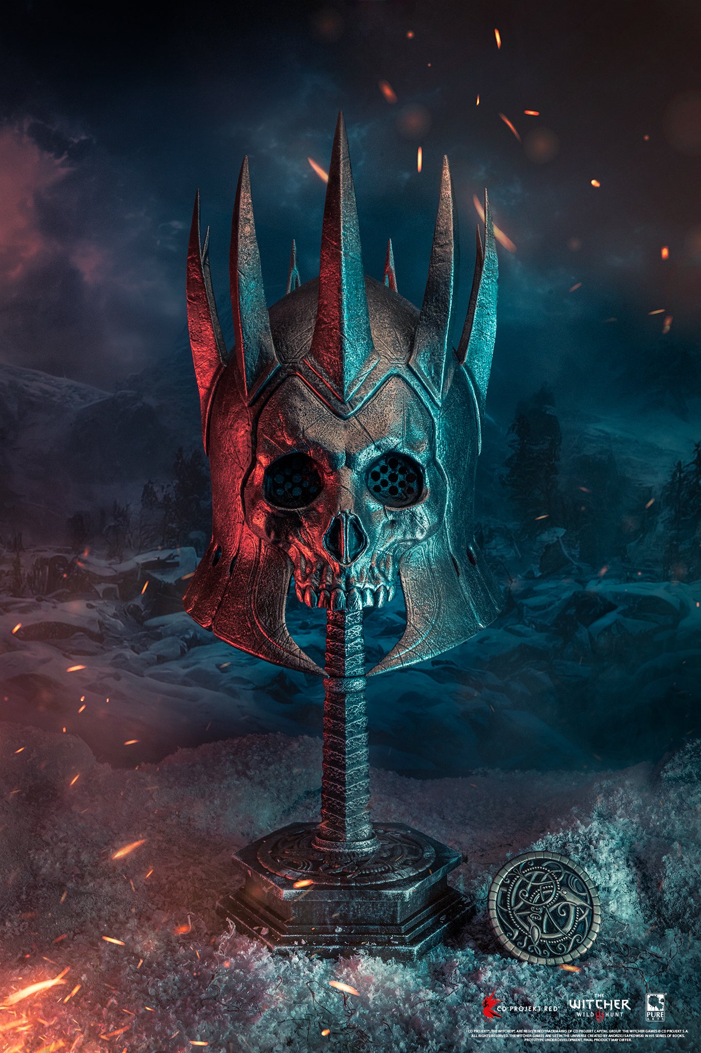 The Witcher 3 : Wild Hunt Eredin Helmet Replica 1/1 Exclusive Edition PureArts Studio - Collection The Witcher 3 : Wild Hunt Eredin Helmet Replica 1/1 Exclusive Edition PureArts Studio - Collection