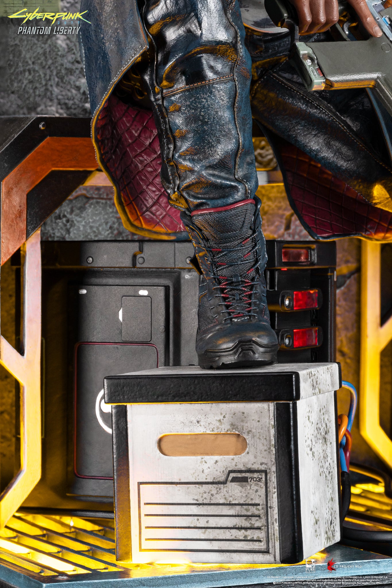 Cyberpunk 2077 Phantom Liberty Solomon Reed ¼ Scale Statue Exclusive E ...