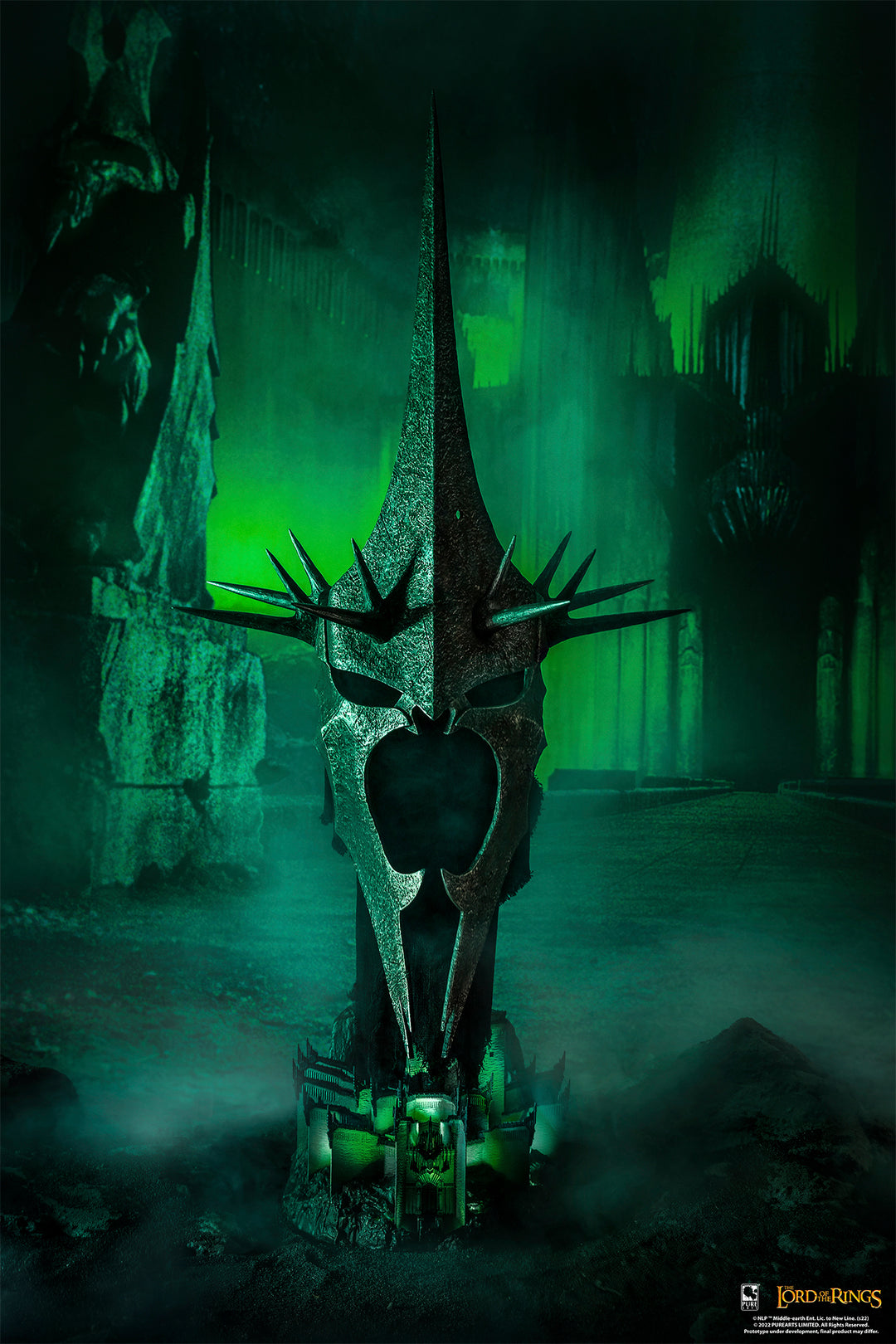 Lord of the Rings Witch-King Art Mask Nazgul Bust with Minas Morgul ...