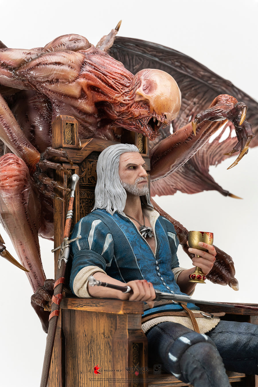 The Witcher 3: Wild Hunt Geralt 1/4 Scale Deluxe Statue Exclusive Edition