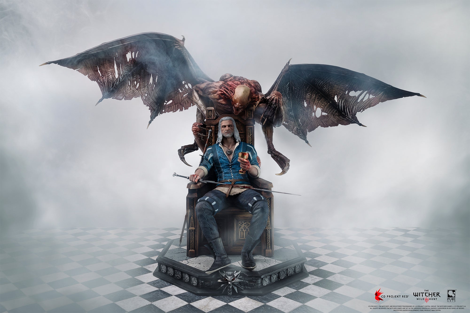 GERALT OF RIVIA The Witcher 3 Wild Hunt Statue Sideshow Collectibles GERALT OF RIVIA The Witcher 3 Wild Hunt Statue Sideshow Collectibles
