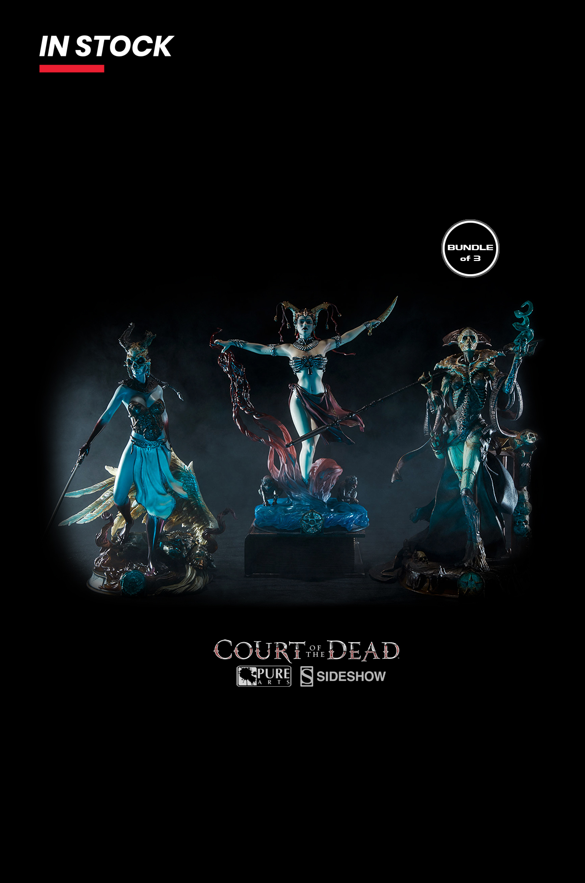 Court of the Dead - 3 Figure BUNDLE – PureArts Court of the Dead - 3 Figure BUNDLE – PureArts