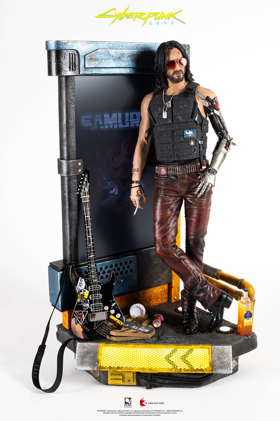 Cyberpunk 2077 Johnny Silverhand 1/4 Scale Statue