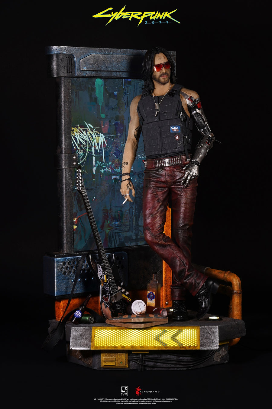 Cyberpunk 2077 Johnny Silverhand 1/4 Scale Statue