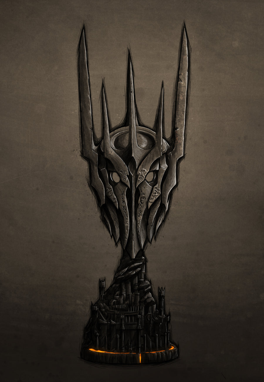 Casa do Artesão :: Senhor do Aneis - Olho de Sauron - Medio - P900 [M6037]