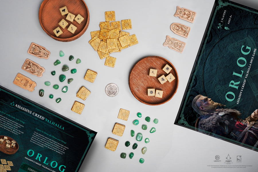 Assassin's Creed Valhalla Viking Orlog Dice Game Deluxe Edition PureArts